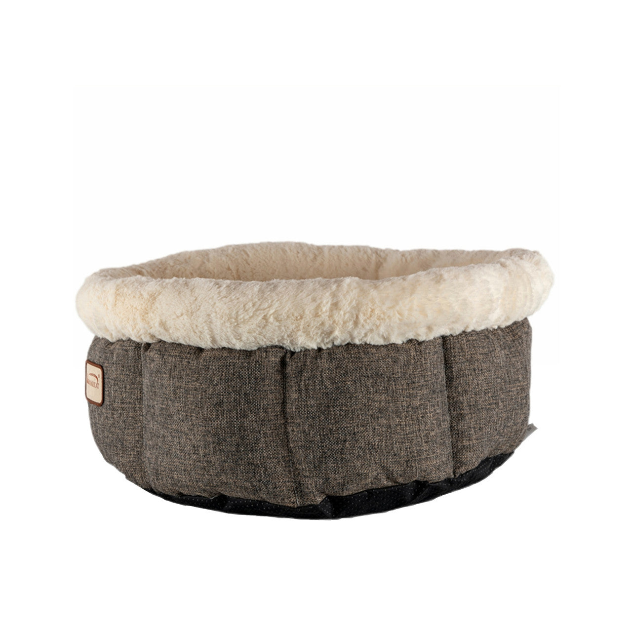 Cozy Cat Bed In Beige & Gray