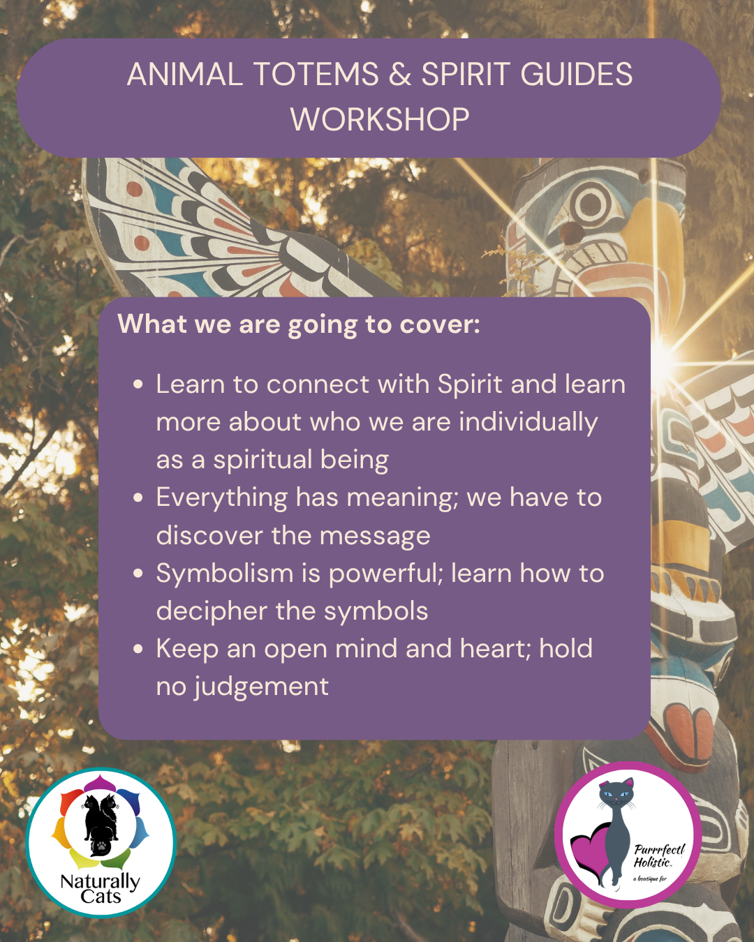 Animal Totems and Spirit Guides Masterclass