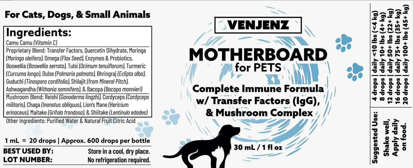 Motherboard for Pets | Immune