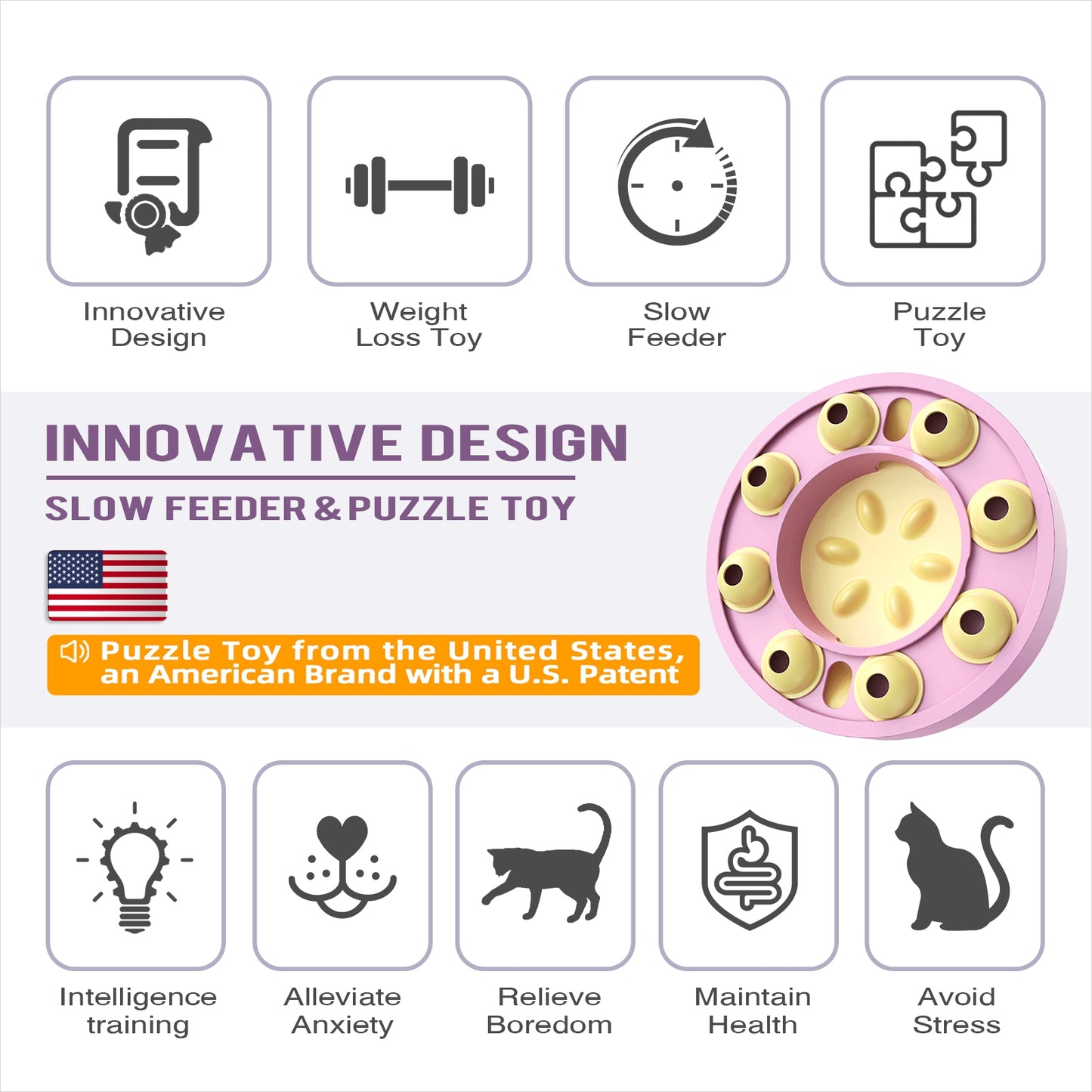 Cat Wheel Puzzle Toy