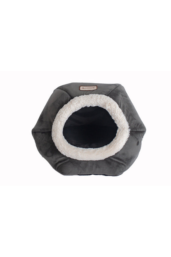 Cat Bed C80CSH/MB Gray Velvet