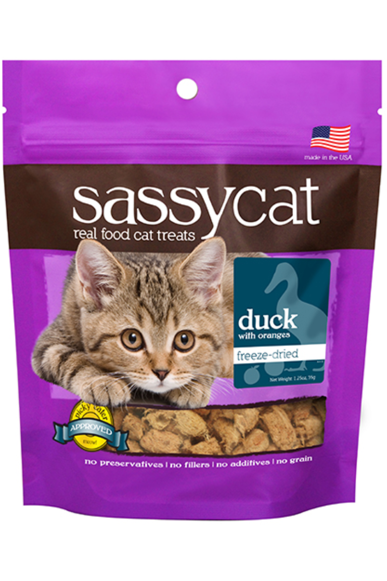 Sassy Cat Real Food Cat Treats (6 flavors)