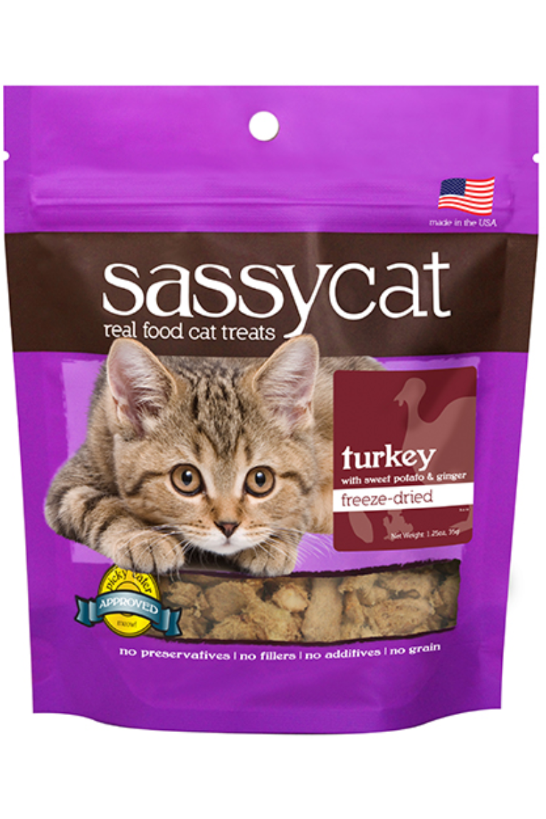 Sassy Cat Real Food Cat Treats (6 flavors)