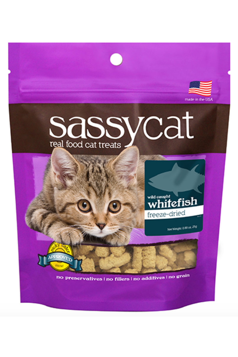 Sassy Cat Real Food Cat Treats (6 flavors)