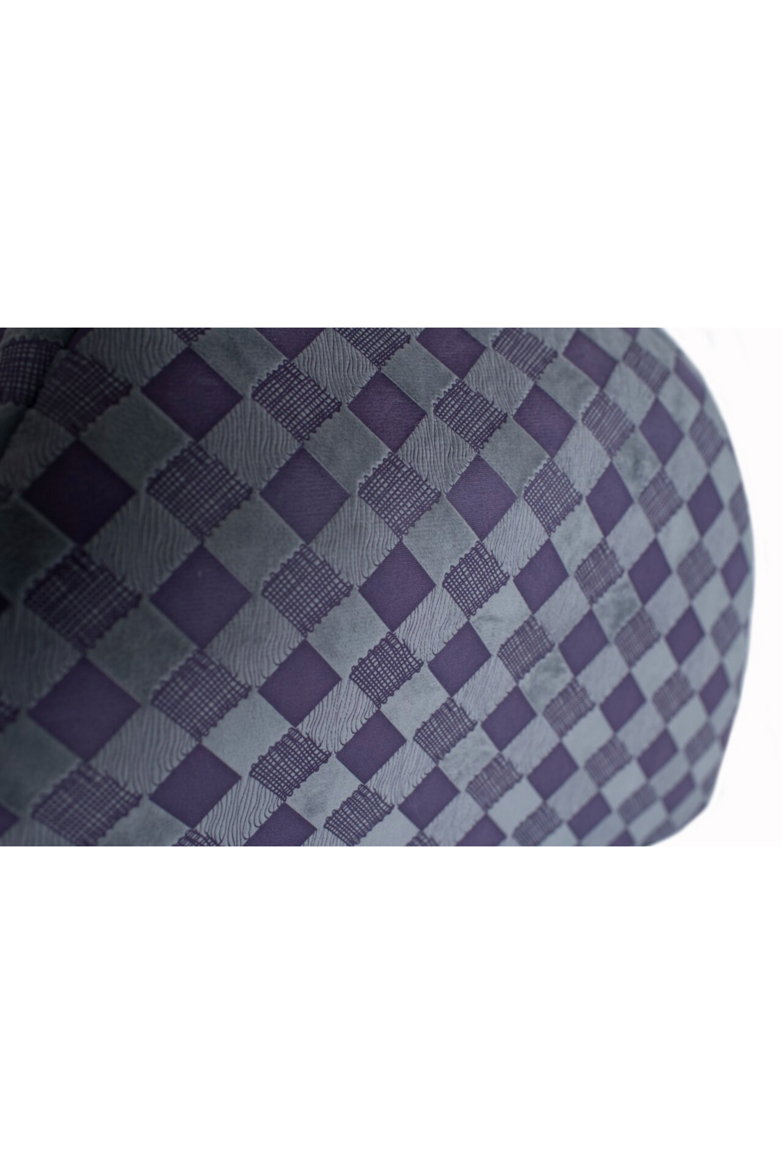 Purple Gray Checkered Cat Bed C65HHG/LS