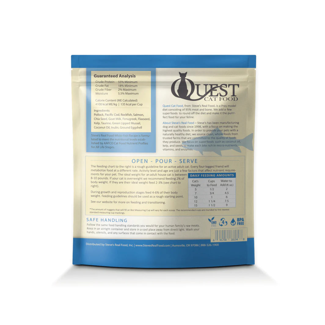Quest White Fish Freeze Dried Cat Food