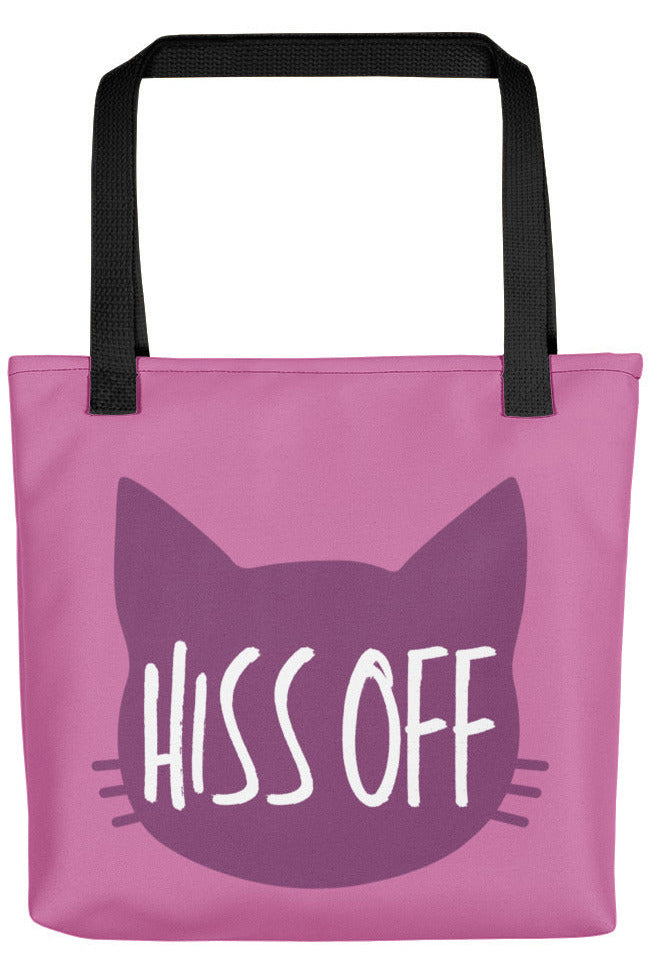 "Hiss Off" -Tote bag