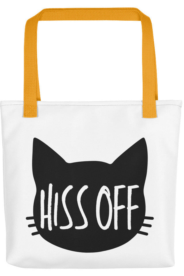 "Hiss Off" -Tote bag