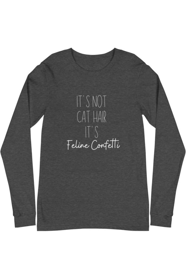 "Feline Confetti" - Unisex Long Sleeve Tee