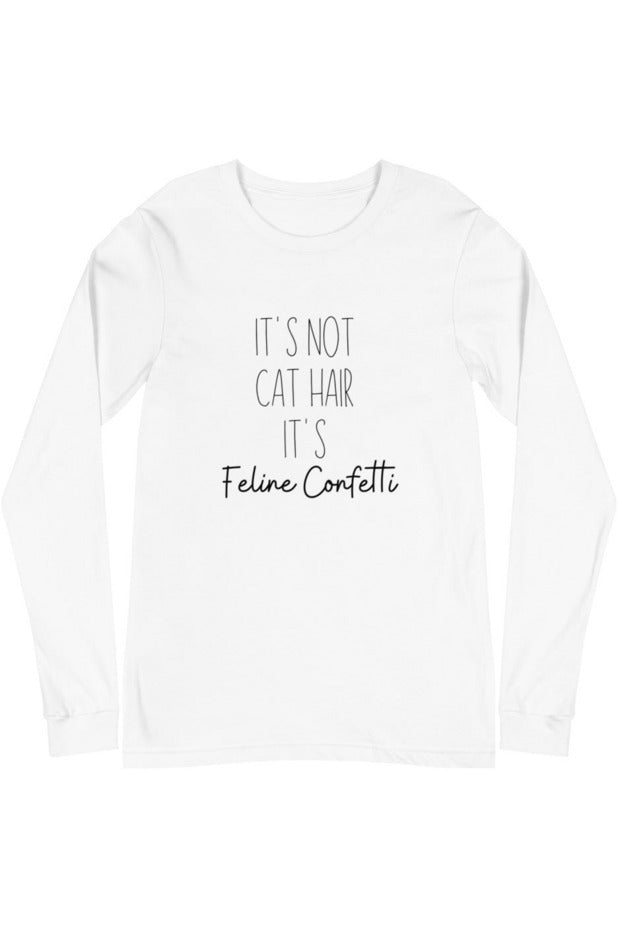 "Feline Confetti" - Unisex Long Sleeve Tee