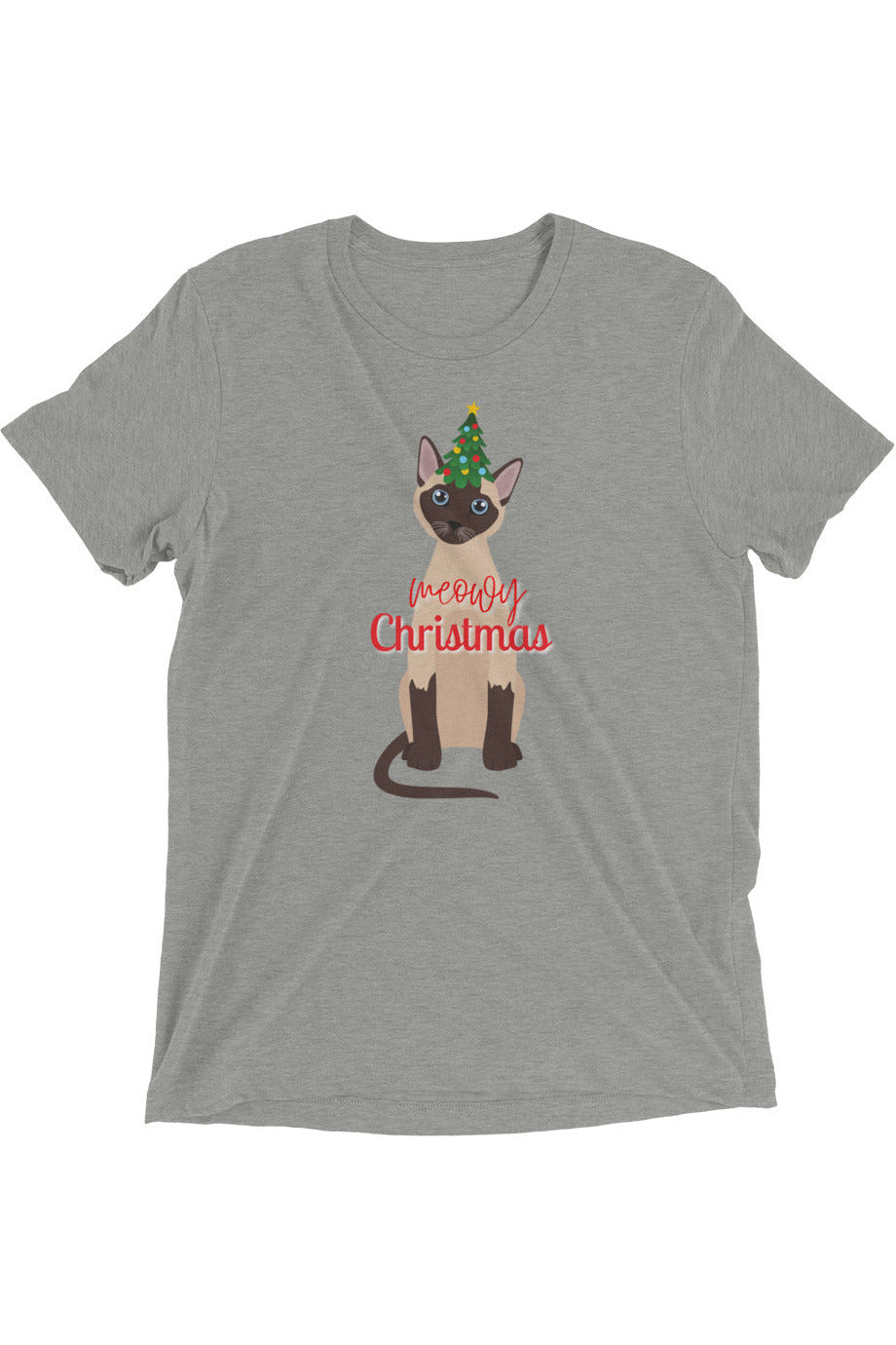 "Meowy Xmas" - Short sleeve t-shirt