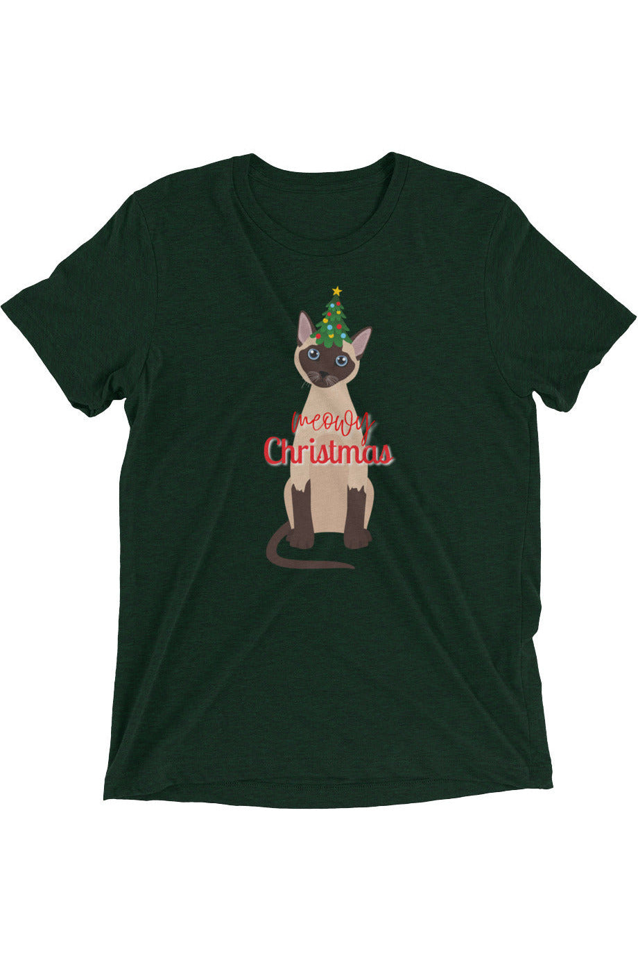 "Meowy Xmas" - Short sleeve t-shirt