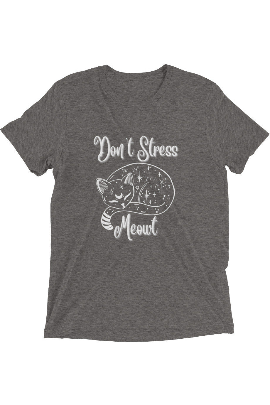 "Don't Stress Meowt" - Short sleeve t-shirt