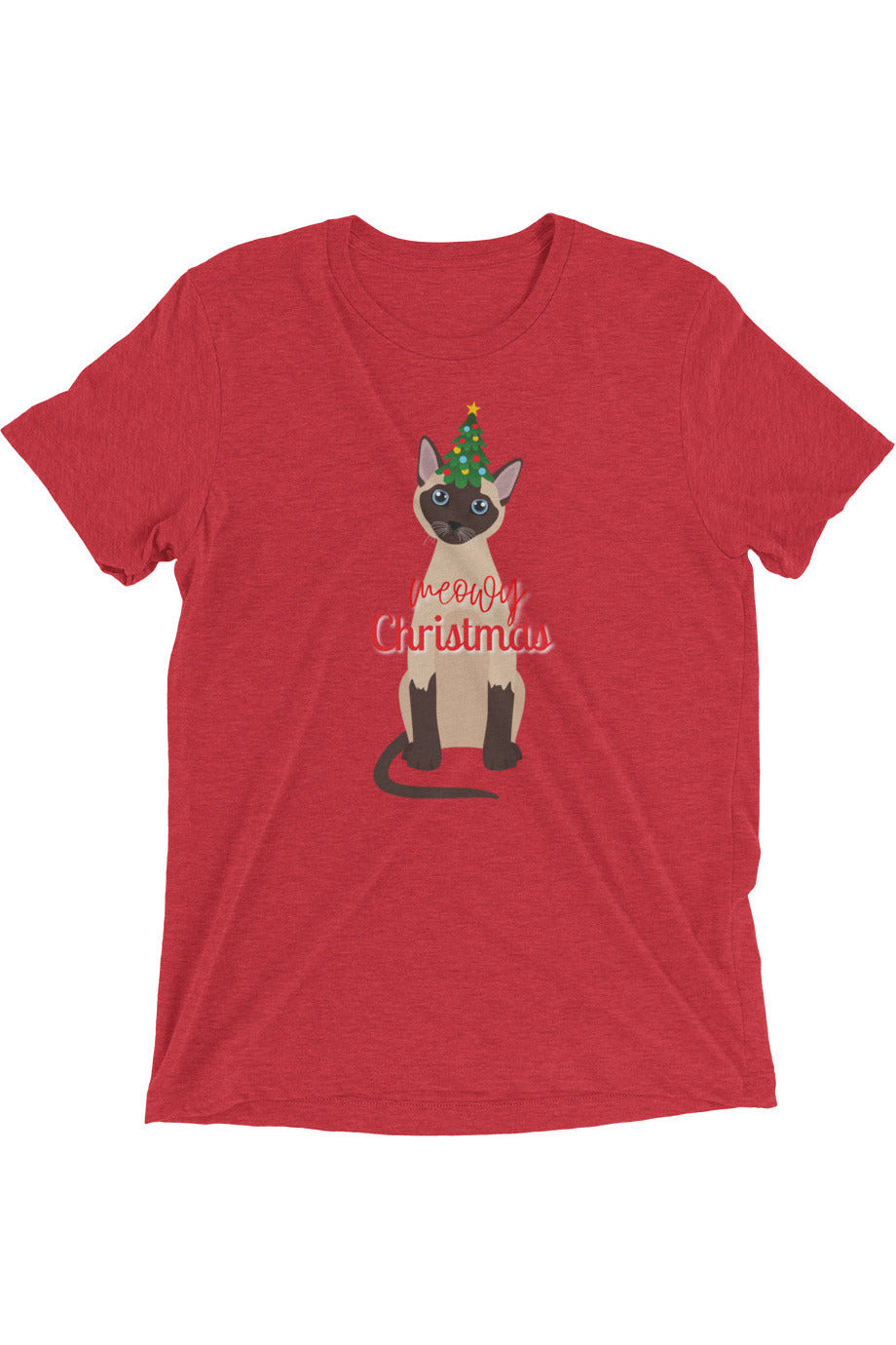 "Meowy Xmas" - Short sleeve t-shirt