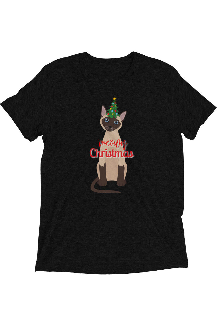 "Meowy Xmas" - Short sleeve t-shirt