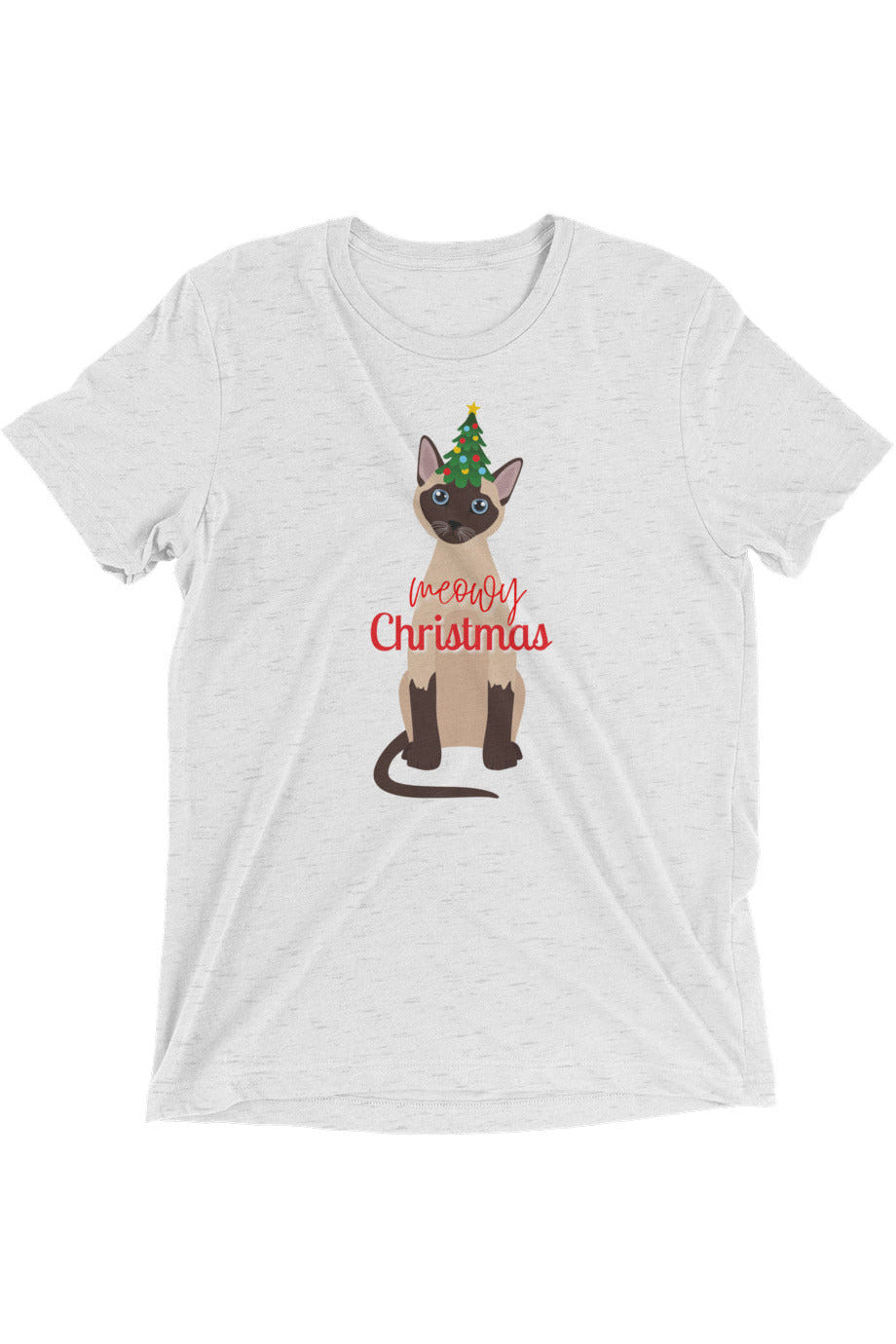 "Meowy Xmas" - Short sleeve t-shirt