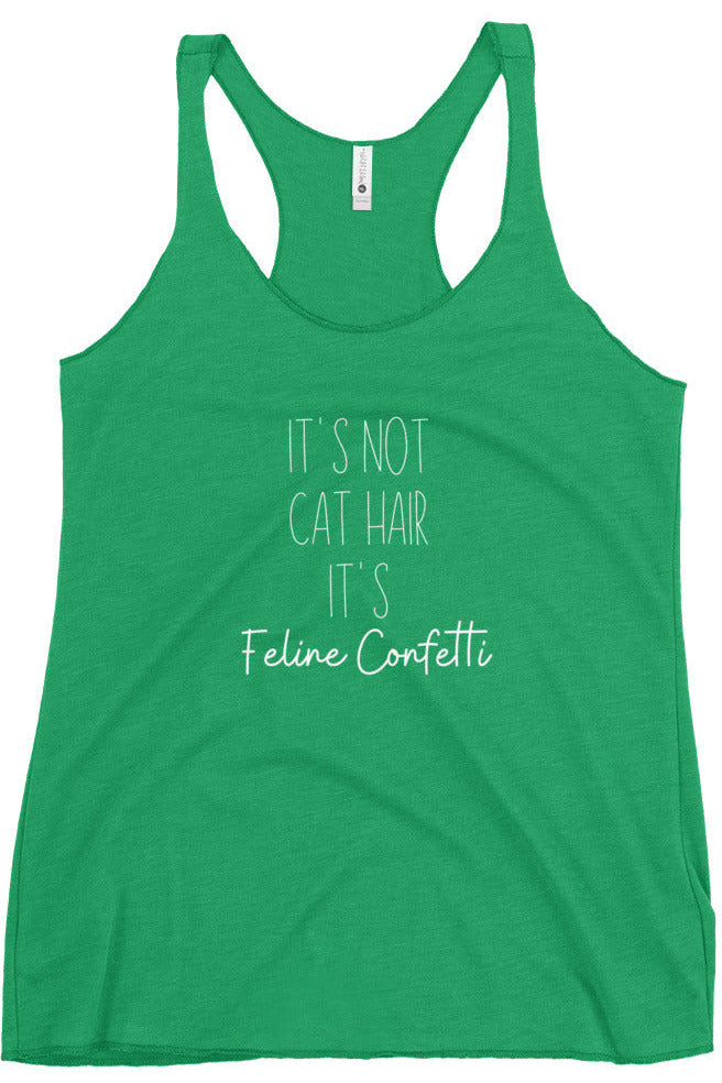 "Feline Confetti" - Women's Racerback Tank