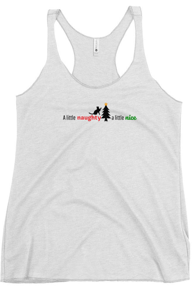 "Naughty Nice" - Women's Racerback Tank