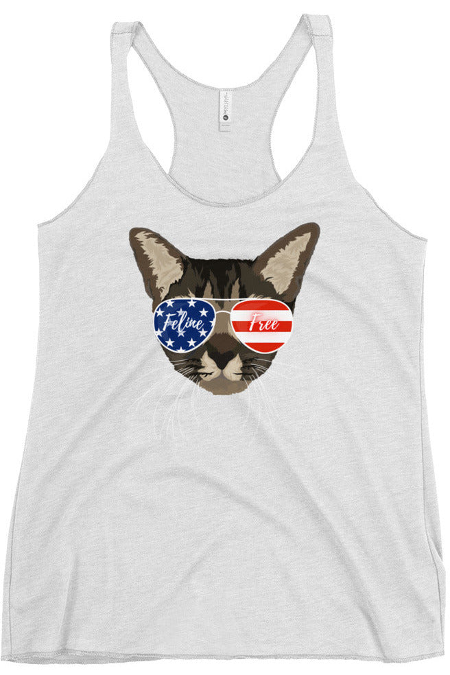 "Feline Free" - Women's Racerback Tank