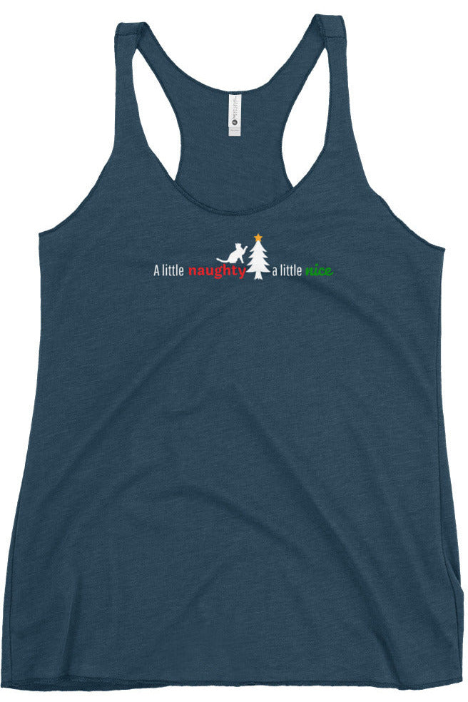 "Naughty Nice" - Women's Racerback Tank