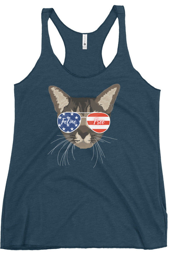 "Feline Free" - Women's Racerback Tank