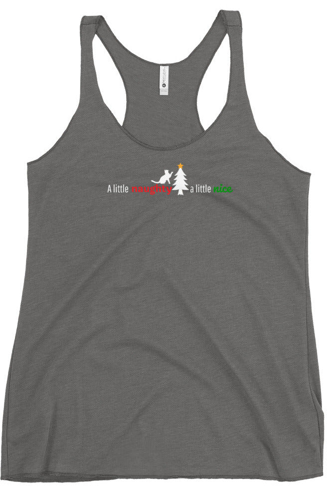 "Naughty Nice" - Women's Racerback Tank