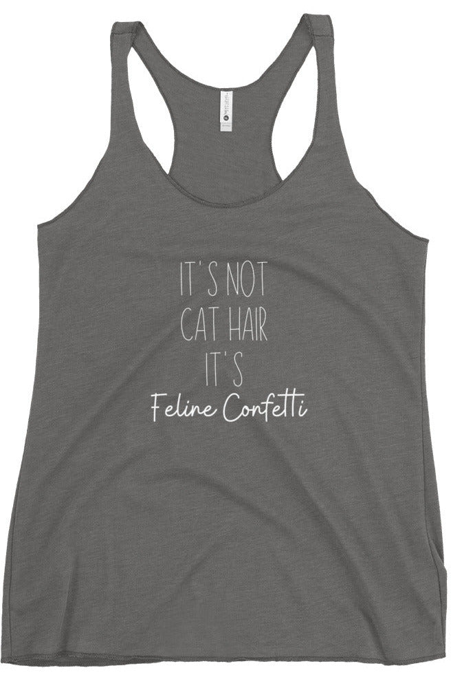 "Feline Confetti" - Women's Racerback Tank