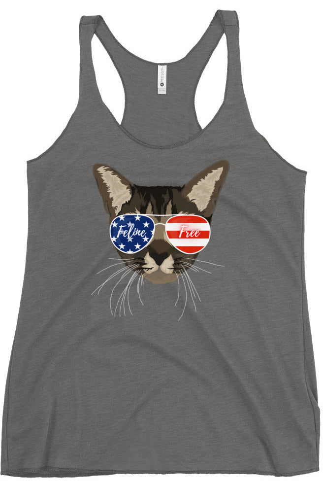 "Feline Free" - Women's Racerback Tank