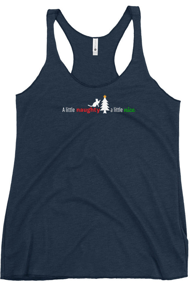 "Naughty Nice" - Women's Racerback Tank