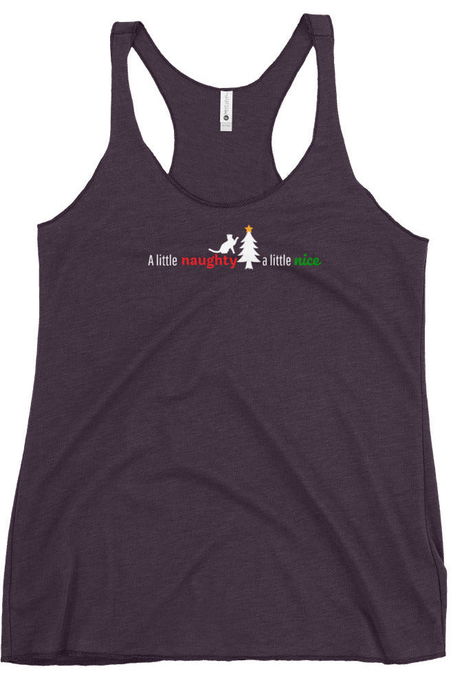 "Naughty Nice" - Women's Racerback Tank