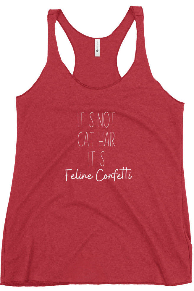 "Feline Confetti" - Women's Racerback Tank