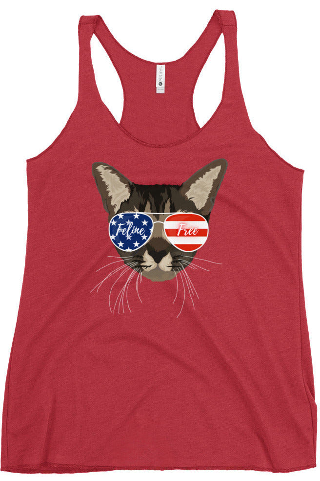 "Feline Free" - Women's Racerback Tank