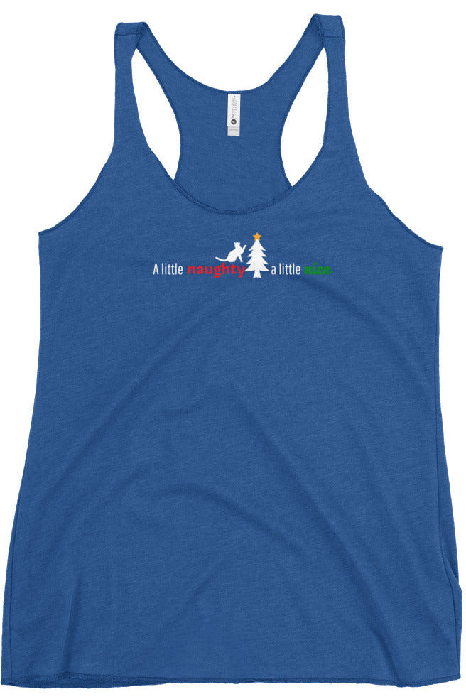 "Naughty Nice" - Women's Racerback Tank