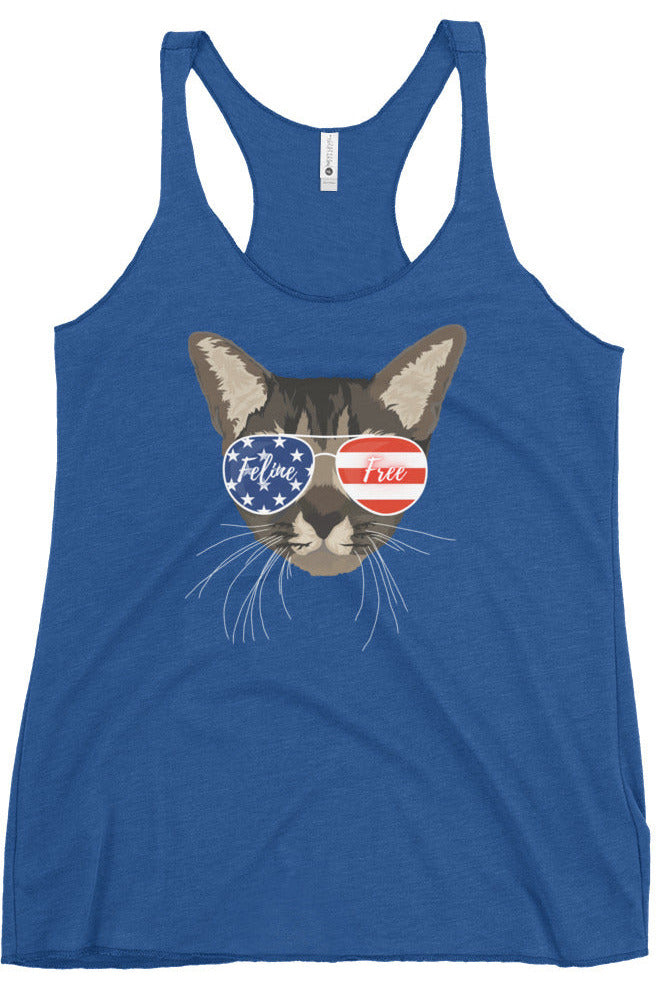 "Feline Free" - Women's Racerback Tank