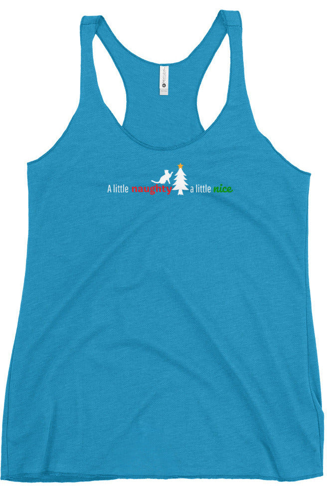"Naughty Nice" - Women's Racerback Tank