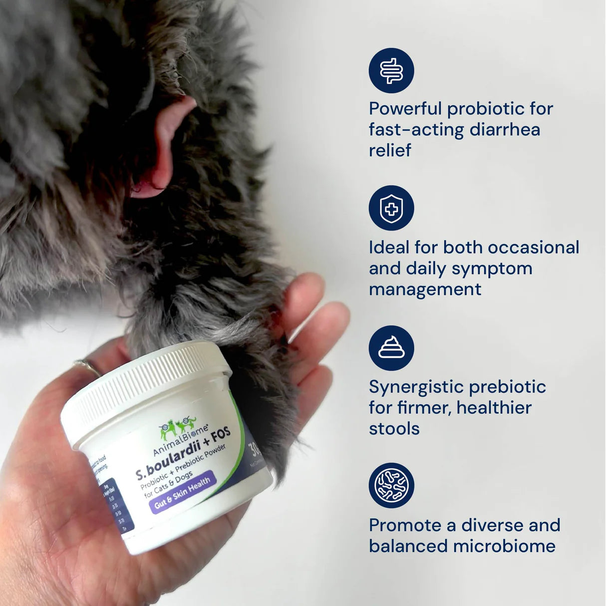 KittyBiome S. boulardii + FOS Powder