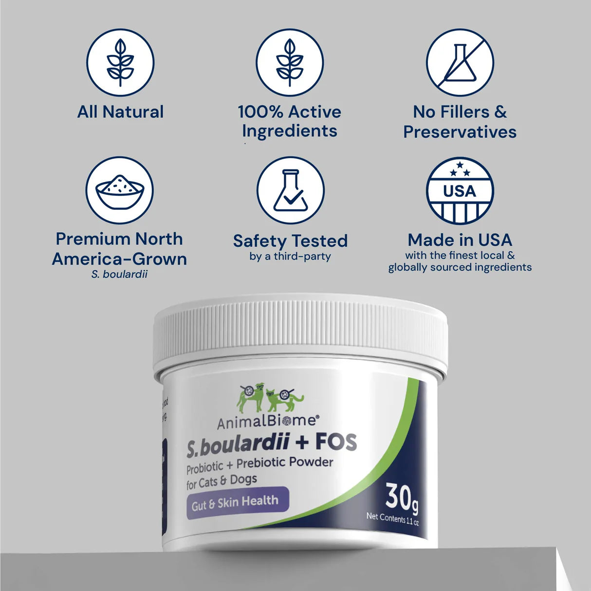 KittyBiome S. boulardii + FOS Powder