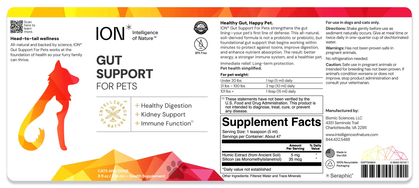ION Gut Support For Pets