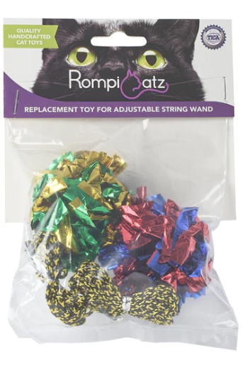 Adjustable String Wand Replacement Crinkle Balls (2pcs)