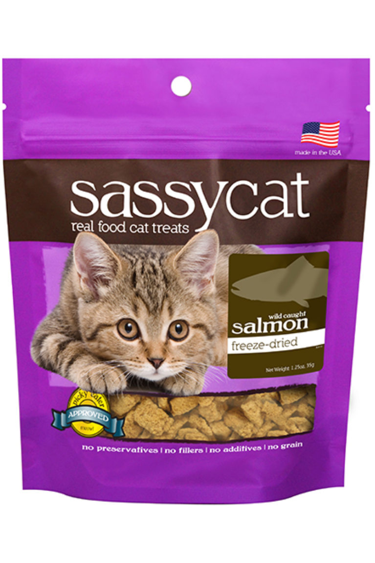 Sassy Cat Real Food Cat Treats (6 flavors)