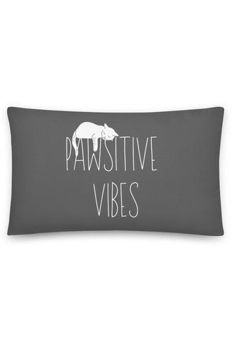 "Pawsitive Vibes" - Basic Pillow