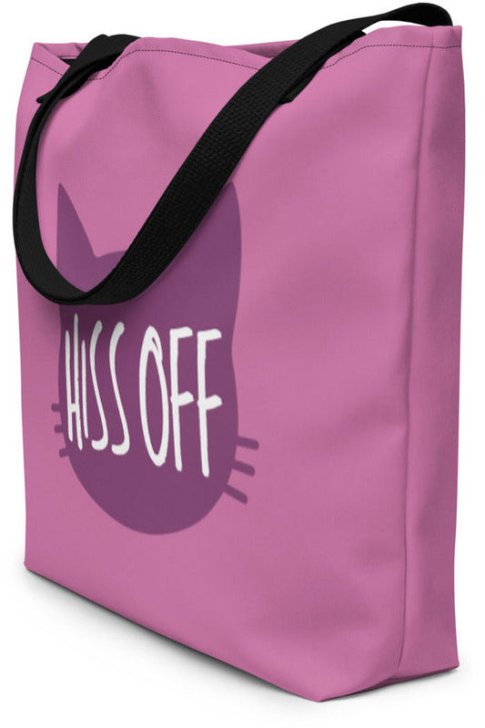 "Hiss Off" - Beach Bag