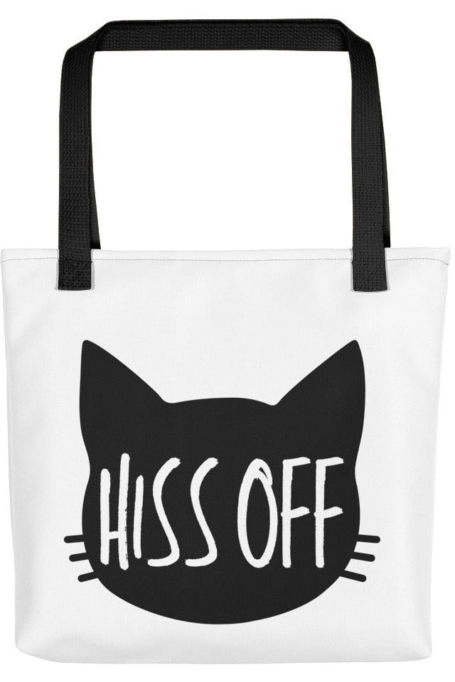 "Hiss Off" -Tote bag