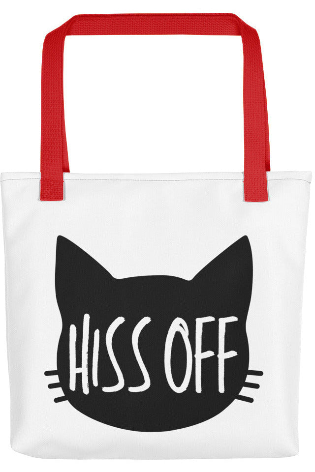 "Hiss Off" -Tote bag