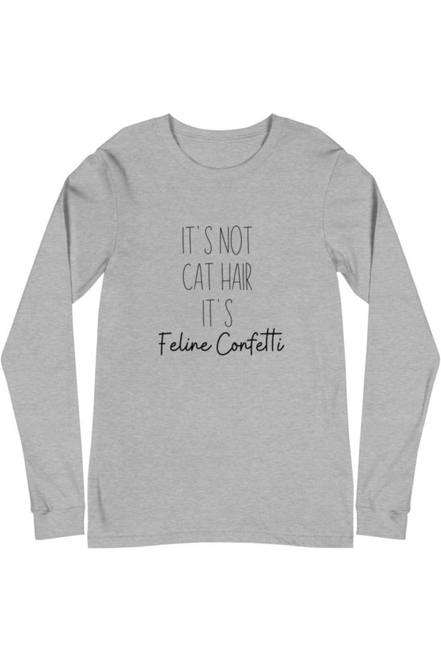 "Feline Confetti" - Unisex Long Sleeve Tee
