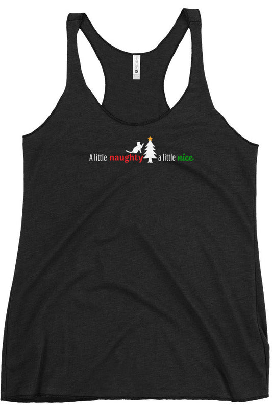 "Naughty Nice" - Women's Racerback Tank