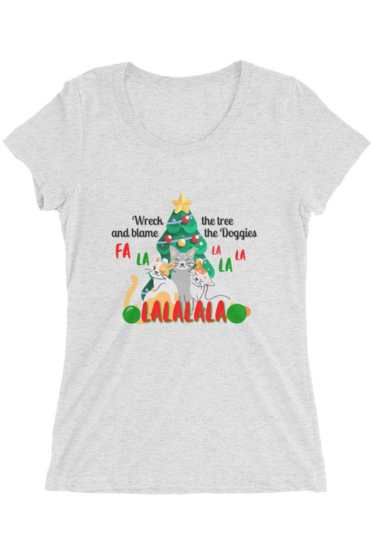 "Wreck The Tree" - Ladies' short sleeve t-shirt